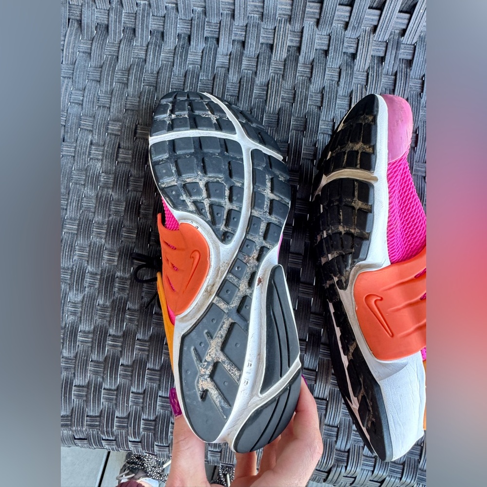 Nike Air Presto Pink Orange Running Shoes Womens Size 9 - Picture 8 of 9